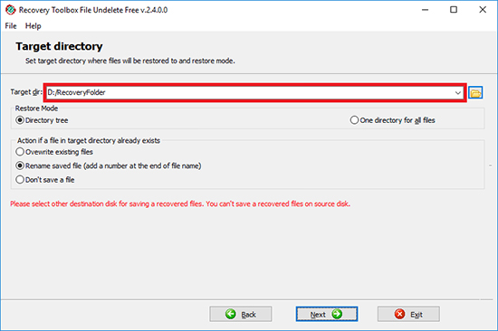 undelete files recovery tool