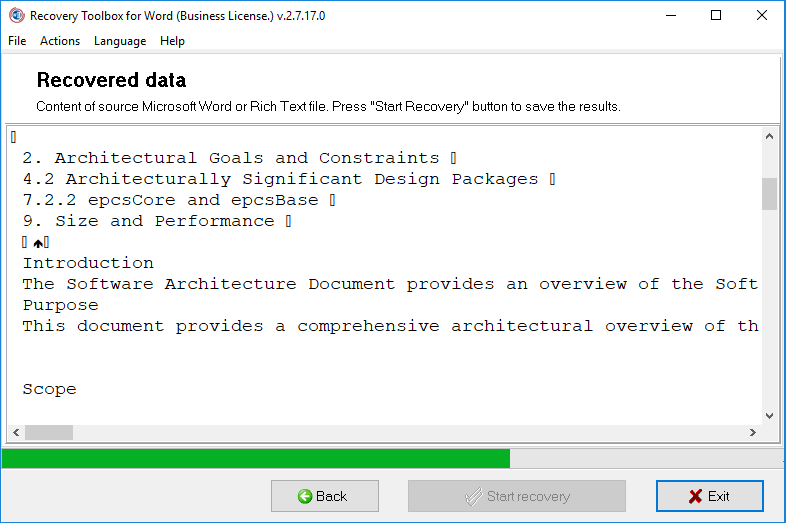 استعادة المعلومات من مستند أو قالب Microsoft Word التالف