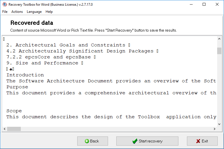 تصدير المعلومات إلى برنامج Microsoft Word أو حفظها في ملف نصي